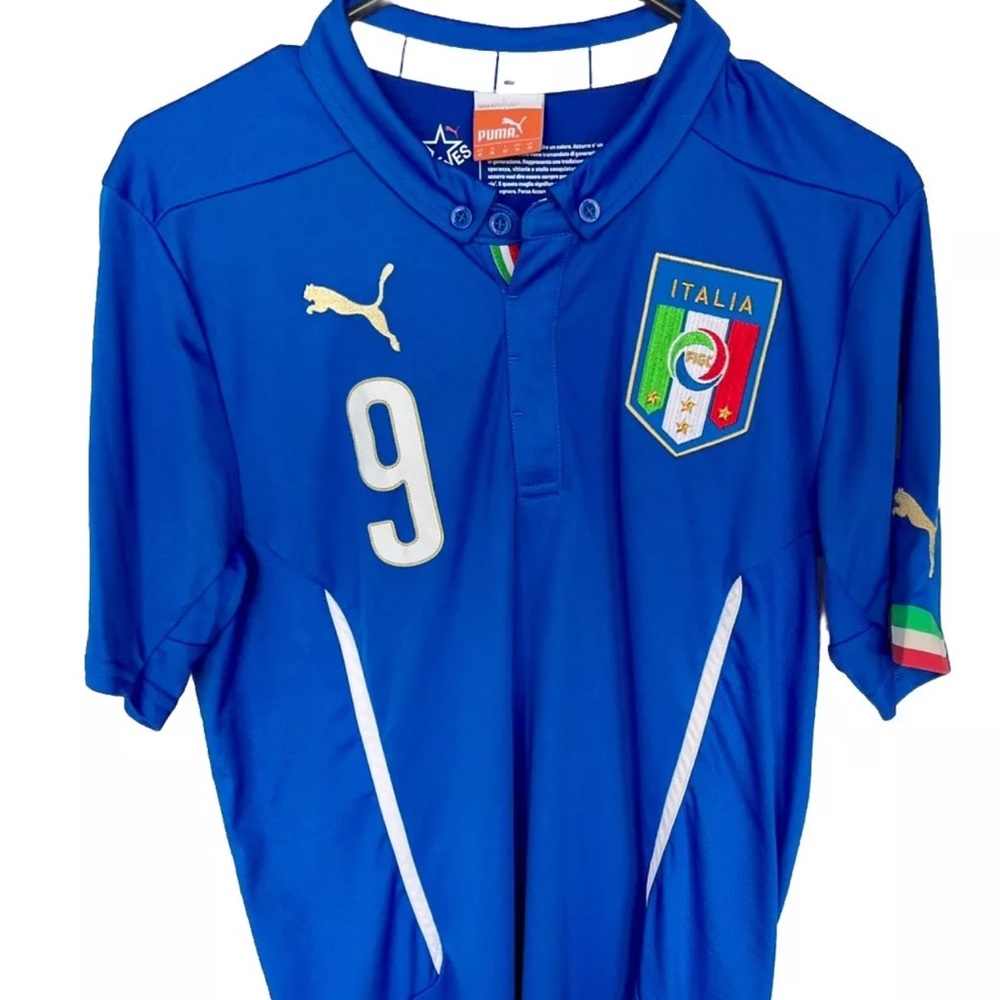 Itlia 2014/2015 Home Puma Footbal Jersey Soccer Sz M